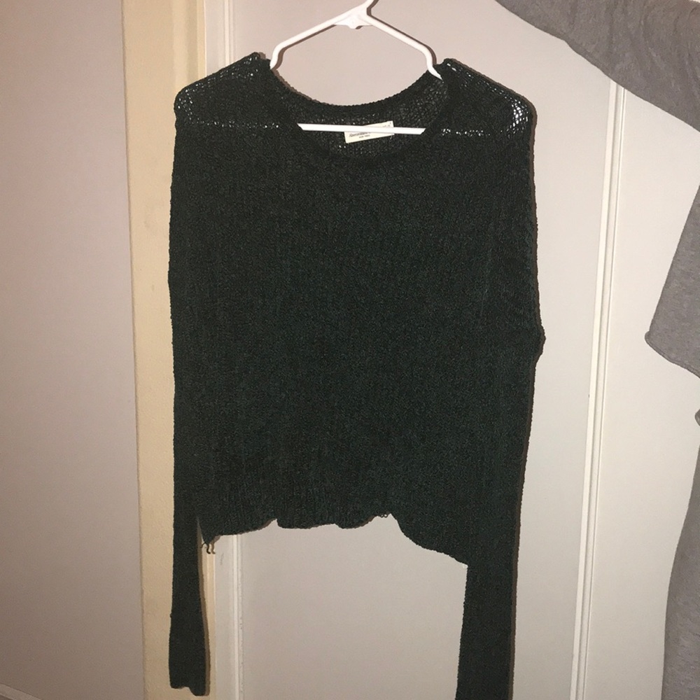 Forest green sweater from Abercrombie & Fitch